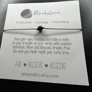 Bloodstone Black Bracelet by